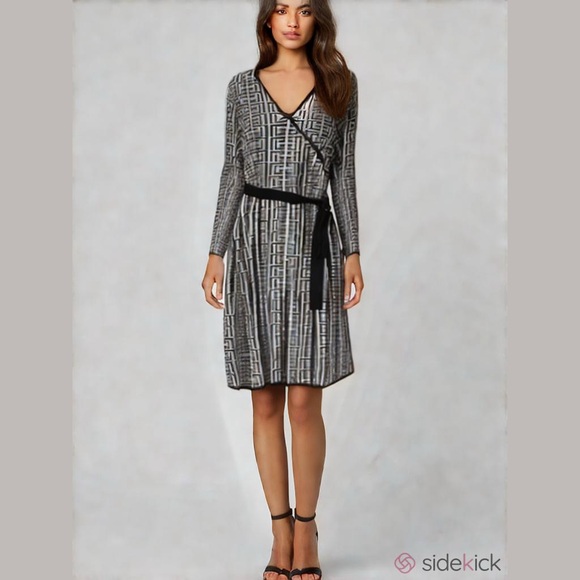Love Scarlett Faux Wrap Knit Dress - Picture 10 of 10